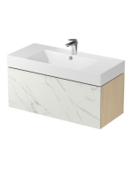 Cersanit Inverto Calacatta 100 mosdószekrény, beépíthető mos