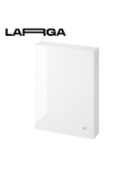 Cersanit Larga oldalszekrény 60x80cm, fehér S932-004 - Fürdő