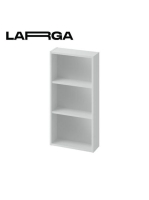 Cersanit Larga kiegészítő szekrény 40x80cm, szürke S932-086