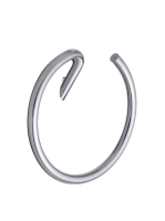 Deante Silia falra szerelhető kerek törölközőtartó, fényes k