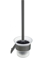 Deante Silia fali WC kefe tartó, titánium ADI_D711 - Fürdősz