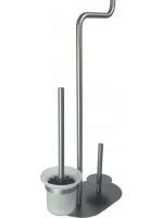 Deante Silia 3 funkciós WC-papír tartó, titánium ADI_D732 -