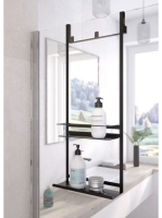 Deante Mokko polc A típusú zuhanykabinhoz, fekete ADM N52K -