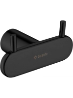 Deante Round dupla akasztó fekete ADR N121 - Fürdőszoba - Fü