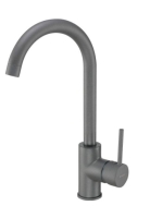 Deante Nemezja magasított konyhai csaptelep, metál antracit