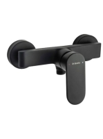 Deante Alpinia egykaros zuhany csaptelep, matt fekete BGA_N4