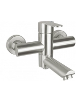 Deante Lupo rozsdamentes acél hatású kádcsaptelep, behajthat