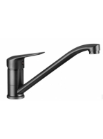 Deante Boro Egykaros mosogató csaptelep matt fekete BMO N60M