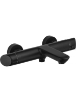 Deante Arnika Nero Fekete kádtöltő csaptelep zuhanyszett nél