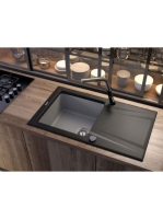 Deante Silia egykaros konyhai csaptelep kihúzható kifolyóval