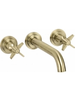 Deante Temisto fali mosdó csaptelep, Szálcsiszolt Bronz BQT