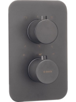 Deante Box falon belüli termosztatikus csaptelep, titánium B