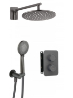 Deante Box falsík alatti termosztátos zuhanyrendszer, titáni