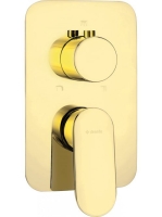 Deante Alpinia falon kívüli csaptelep belső egységhez, arany