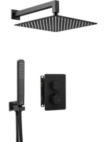 Deante Box temosztátos falsík alatti csaptelep, fekete BXYZN