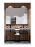 Deante Correo fekete 60x40cm-es fürdőszobai mosdóállvány CKC