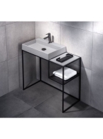 Deante Correo fekete fürdőszobai mosdóállvány CKC N90A - Für