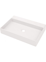 Deante Correo mosdótál 60x40 cm, túlfolyó nélkül, alabástrom