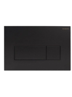 Deante Slim nyomólap süllyesztett szerelőelemekhez, matt fek