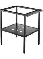 Deante Temisto fekete fürdőszobai mosdóállvány 56,5x40 cm tö