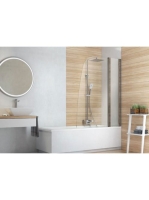 Deante Alpinia 115x140 cm üveg kádparaván, jobbos/balos KGA