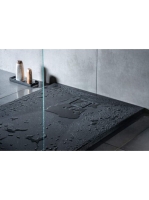 Deante Correo Nero , fekete zuhanytálca 120X80 cm KQR_N44B -