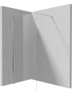 Deante Kerria Plus walk-in zuhanyfal 100x200 cm (króm+transp
