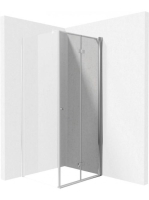 Deante Kerria Plus összecsukható zuhanyajtó 90x200 cm (króm+