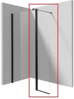 Deante Kerria Plus Walk-In zuhanyfalhoz behajtható panel, fe