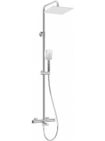 Deante falon kívüli termosztátos zuhanyrendszer, behajtható