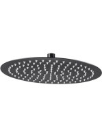 Deante Floks kerek esőztető, fekete NAC 203K - Fürdőszoba -