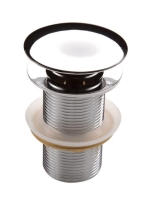 Deante Click-Clack kerek mosdó leeresztő túlfolyó nélkül, kr