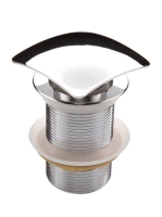 Deante Click-Clack szögletes mosdó leeresztő túlfolyó nélkül