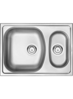 Deante Xylo 1,5 medencés acél mosogató 62x44 cm, dekor ZEX 3