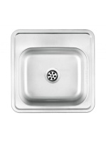 Deante Techno 1 medencés rozsdamentes acél mosogató 38x38 cm
