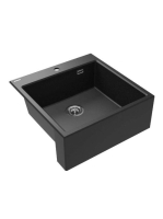 Deante Eridan félig beépíthető gránit mosogatótálca, grafit