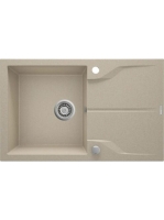 Deante Andante 1 medencés szögletes gránit mosogató 78x49 cm