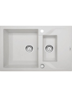 Deante Andante 1,5 medencés gránit mosogató 78x49 cm csepegt