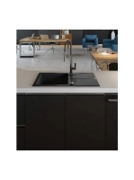 Deante Andante 1 medencés szögletes gránit mosogató 78x49 cm