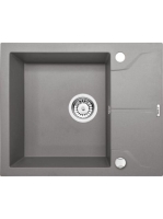 Deante Andante 1 medencés szögletes gránit mosogató csepegte