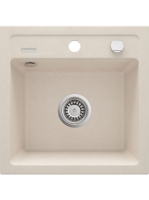 Deante Zorba 1 medencés szögletes gránit mosogató 44x44 cm,