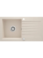 Deante Zorba 1 medencés szögletes gránit mosogató csepegtető