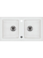 Deante Zorba 2 medencés szögletes gránit mosogató 78x43,5 cm