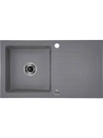 Deante Zorba 1 medencés szögletes gránit mosogató csepegtető