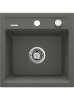 Deante Zorba 1 medencés szögletes gránit mosogató 44x44 cm,