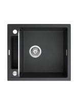 Deante Magnetic gránit mosogatótálca 56x50 cm, automatikus l