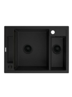 Deante Magnetic gránit mosogatótálca 69x50 cm, automatikus l