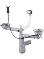 Deante Space-Saver helytakarékos szifon 1,5 és 2 medencés gr