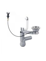 Deante Space-Saver helytakarékos szifon egymedencés gránit m