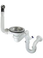 Deante helytakarékos szifon egymedencés gránit mosogatókhoz,